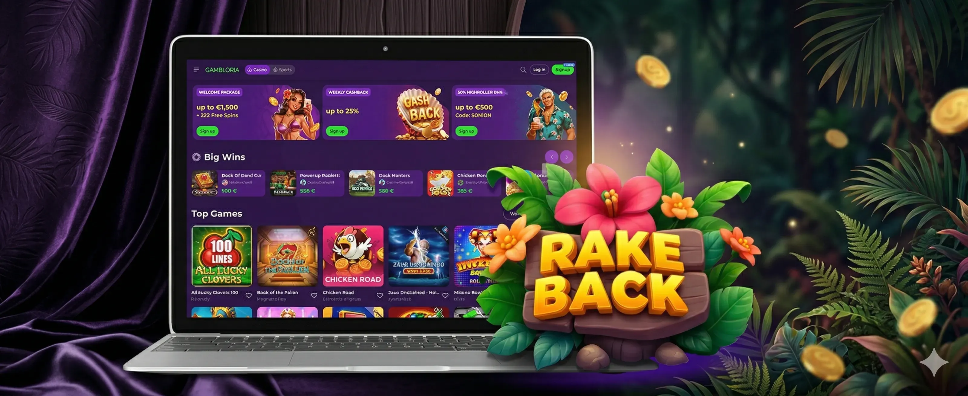 Gambloria Casino Online Spiele